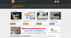 Desktop Screenshot of llumifont.com
